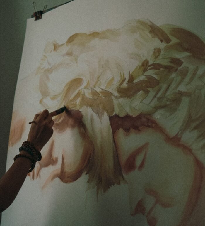 Photo by Ashley Byrd s'exprimer à travers la peinture